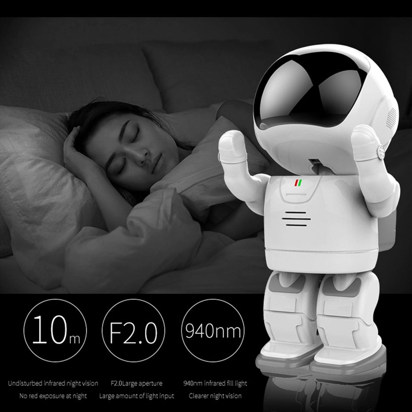 Light Bulb Security Camera 1080P