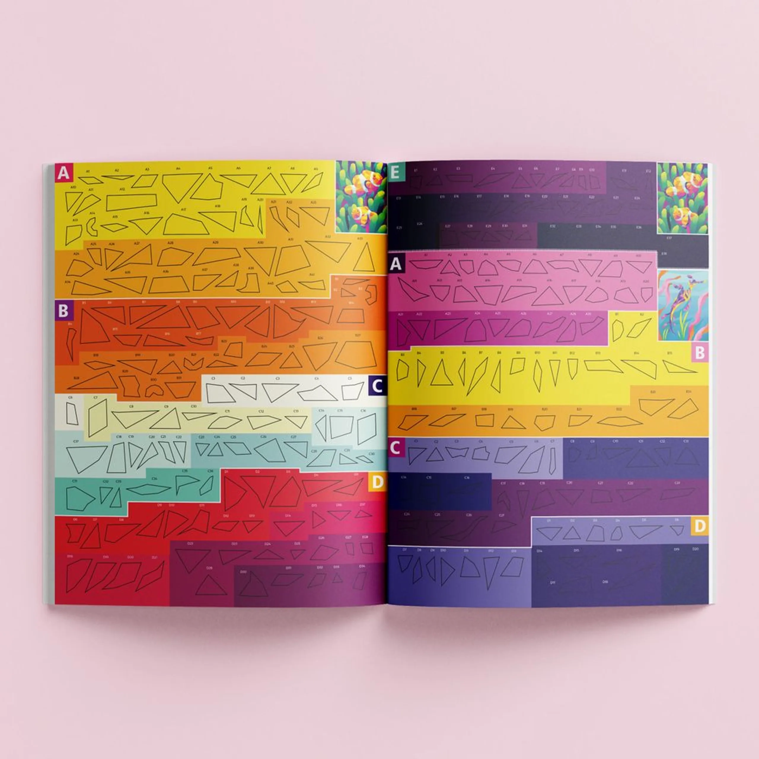 Creative Sticker Mosaics - Neon Ocean 1000 Plus Stickers