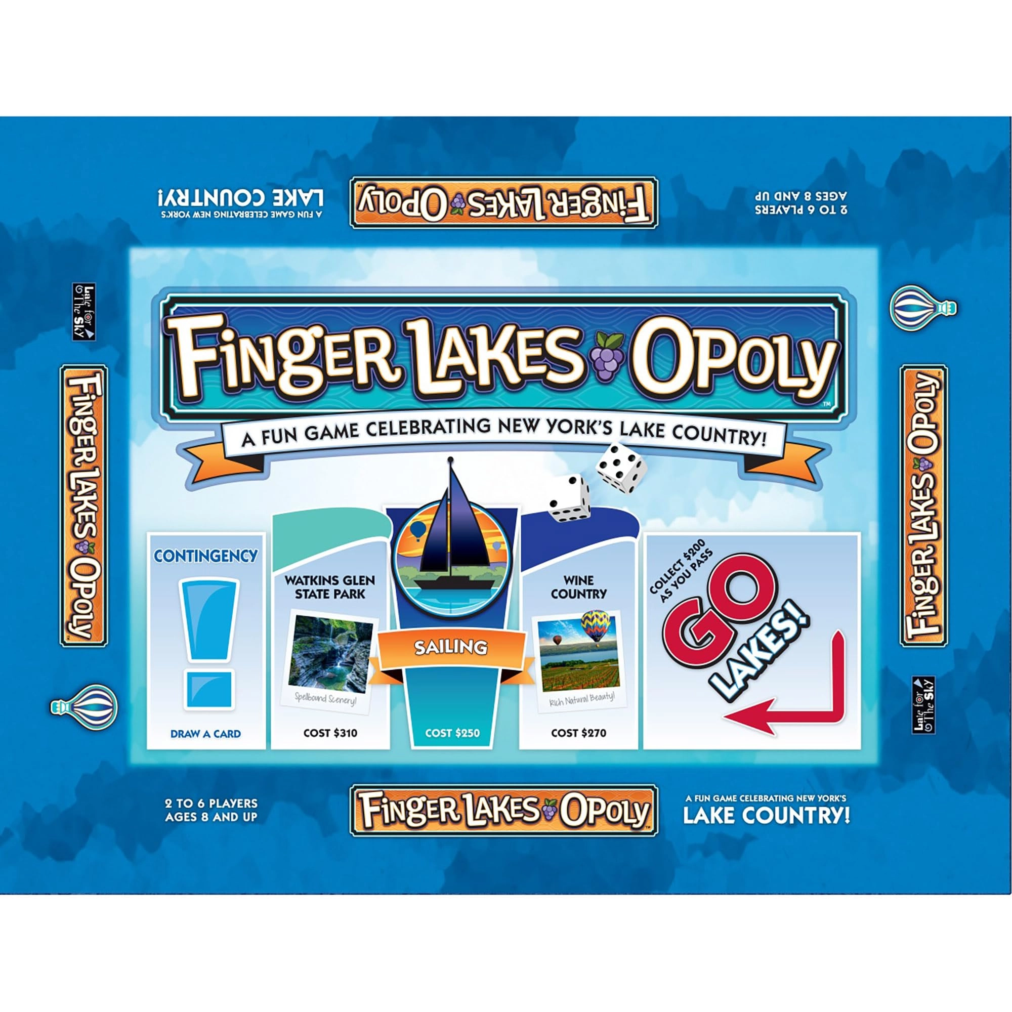 Late for the Sky Finger Lakes-Opoly