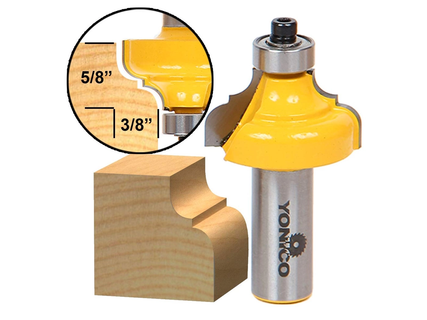 Classical Ogee Router Bits - 3/8-Inch 1/2-Inch