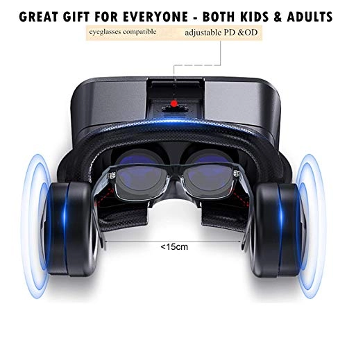 VR Glasses - Adjustable IPD + Game Controller - Bluetooth 3.0