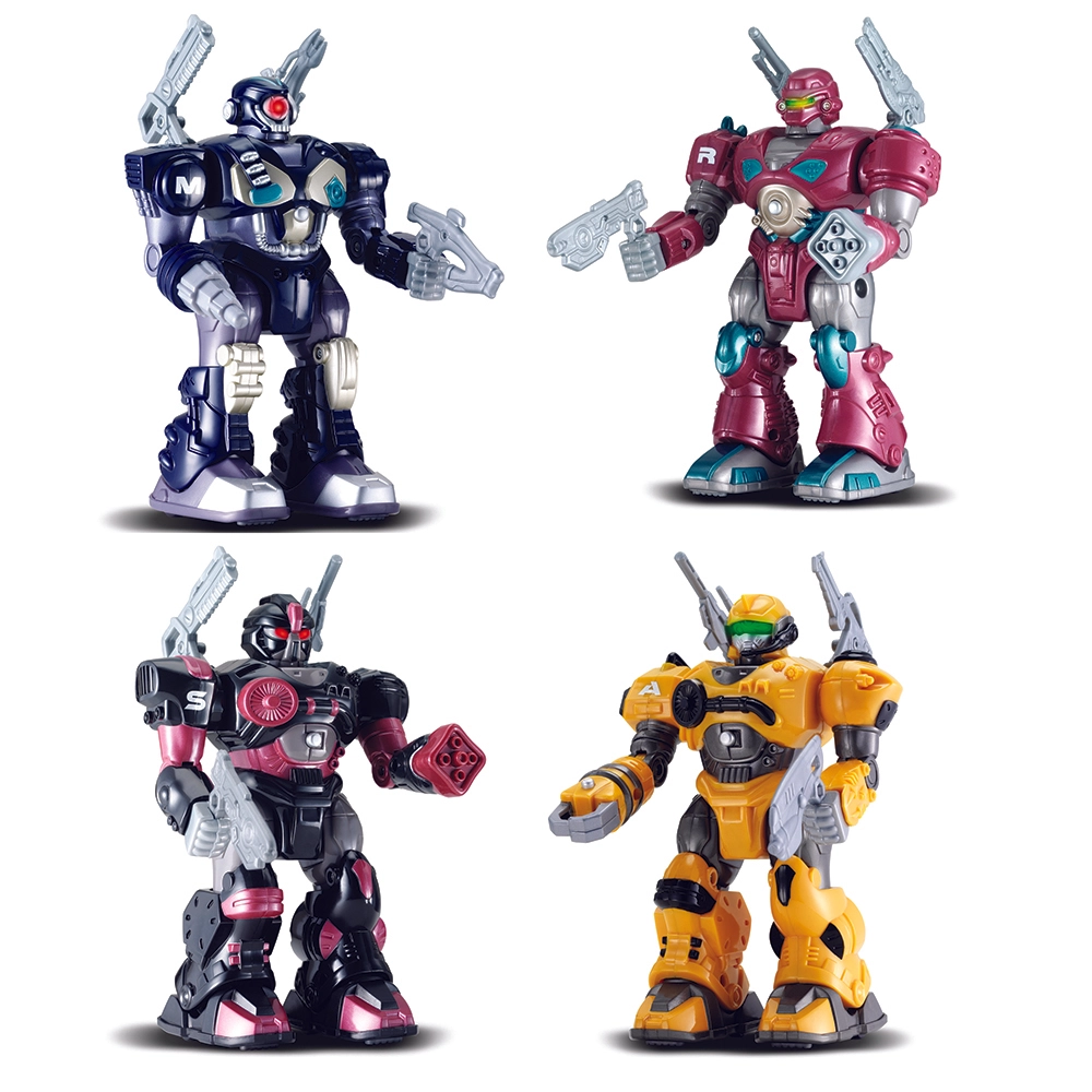 Happy Kids M.A.R.S. Cybotronix Motorized Action Robot - 7" (17cm) Flashing eye unit