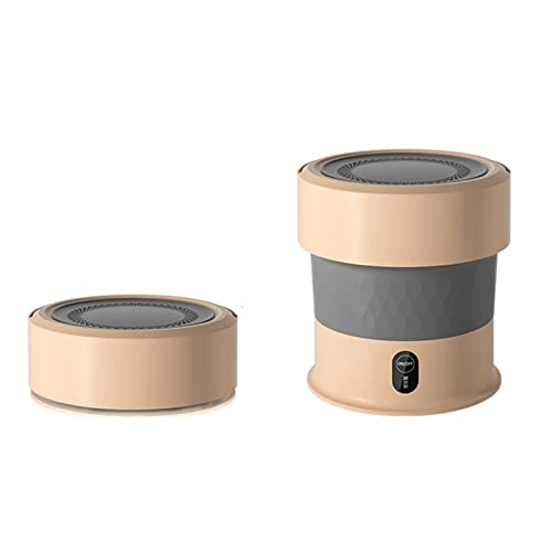 XHTONGSH غسالة قابلة للطي للطي المحمولة, غسالة صفرية اوتوماتيكية, عمل هادئ, الضوء الأزرق, ملابس داخلية غسل الملابس او عنصر صغیر, طاقة ومنطقة (Color : Green)