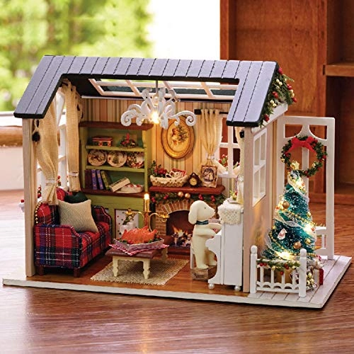 DIY Dollhouse - Romantic Miniature with Furniture