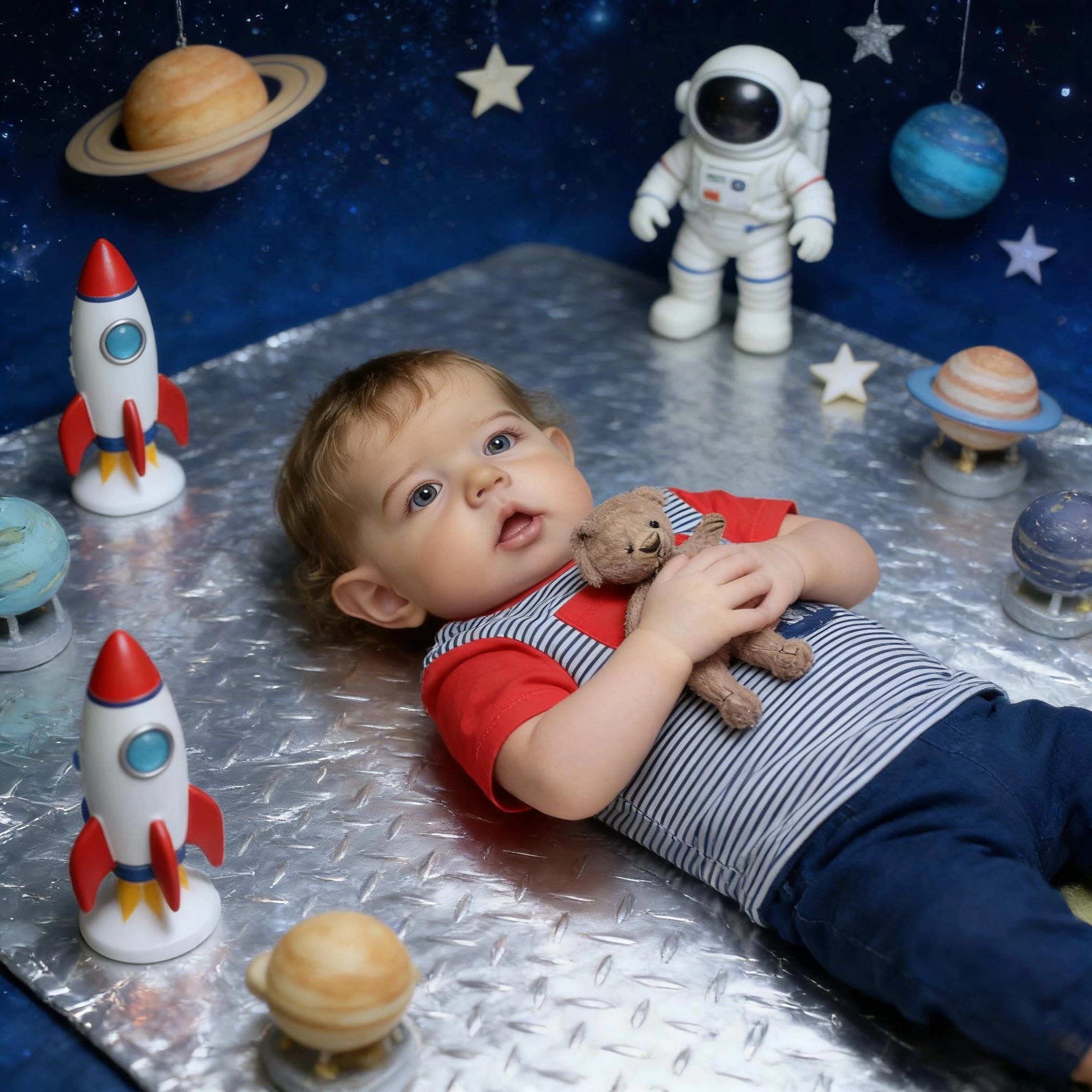 Reborn Baby Doll - 20 Inch Vinyl Boy Ages 3+