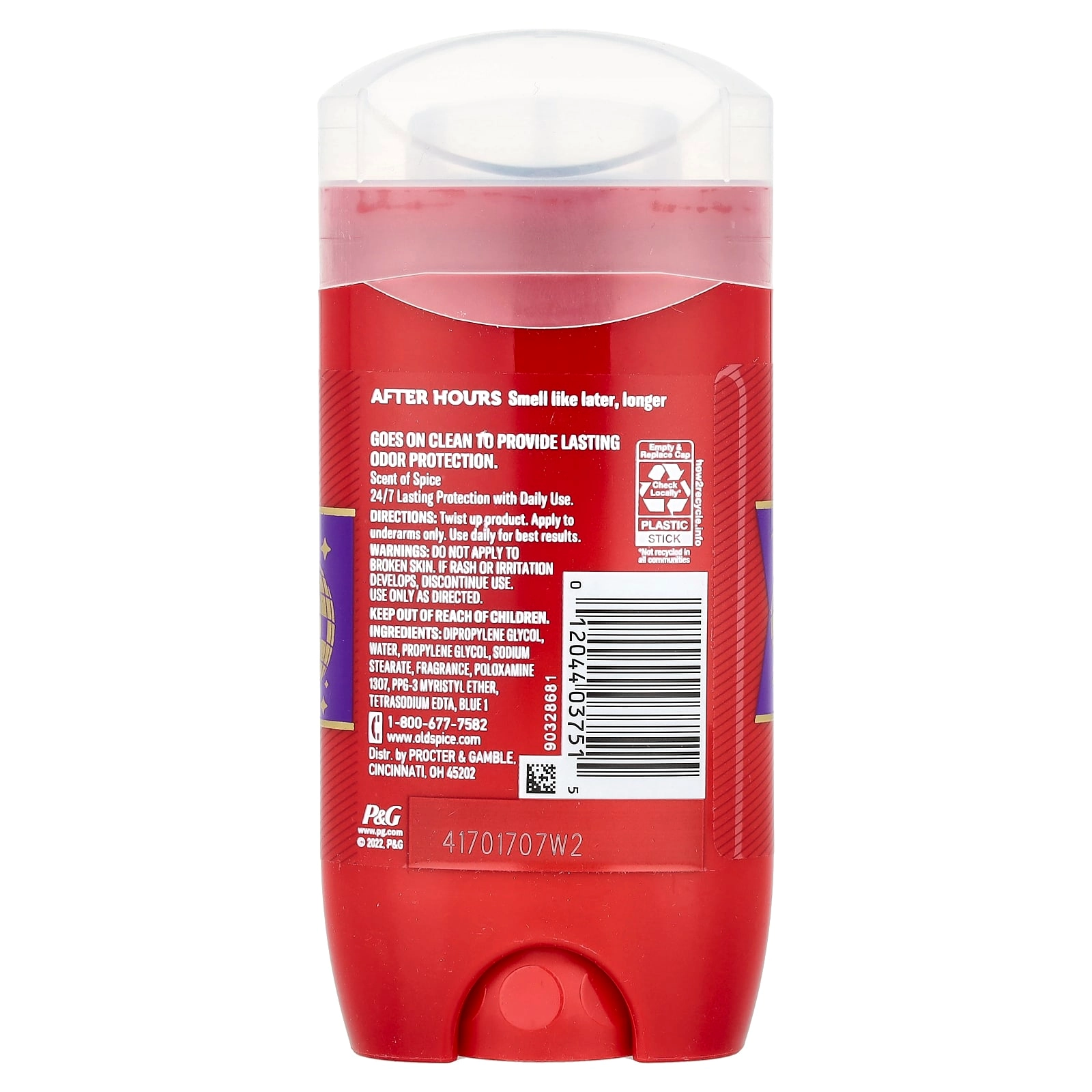 After Hours Deodorant - Spice 85 g