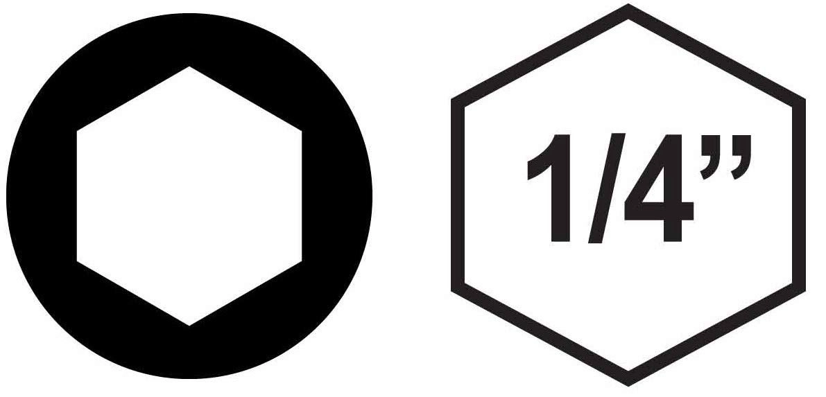 Hex Power Bits - S2 Modified Shock Resistant Steel Pack Of 3 3/16""