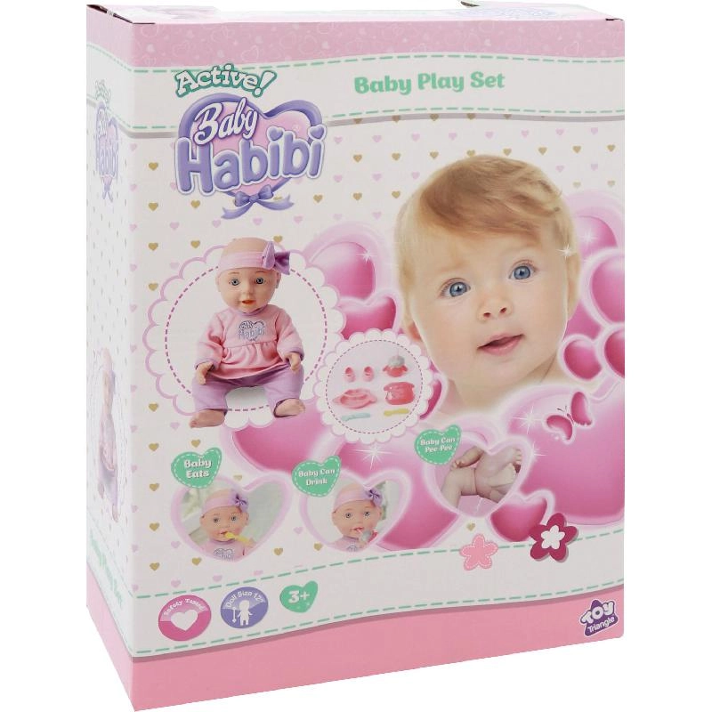 Doll Playset - 12" Pink Ages 3+