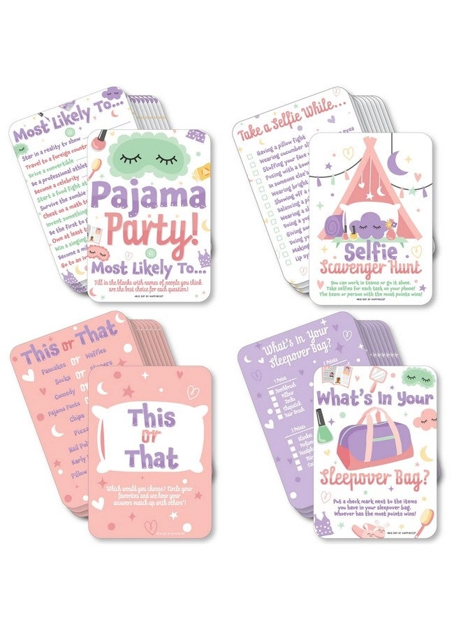Big Dot of Happiness Pajama Slumber Party - 10 Cards Bundle