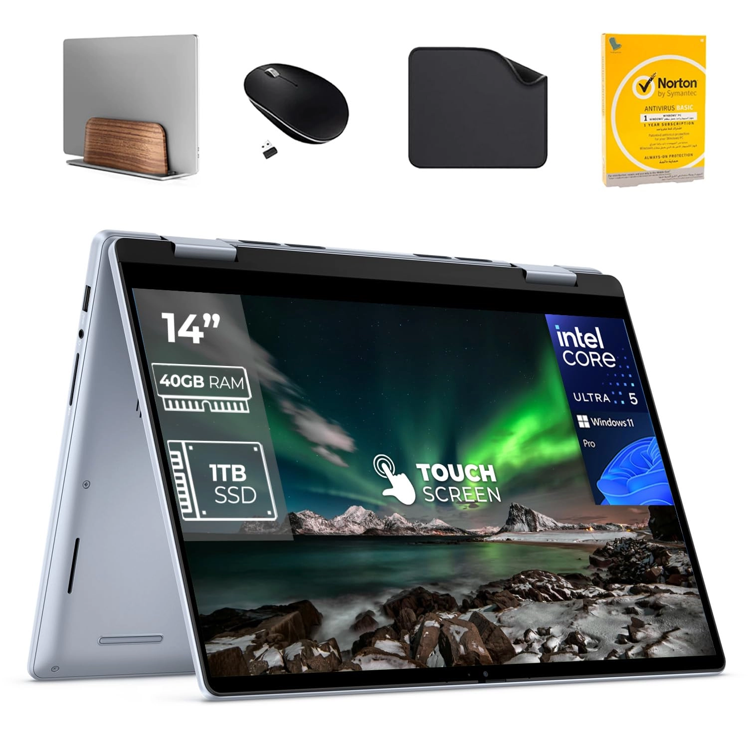 DELL Inspiron 14-7440 7440-7-8-512 - 14'' Core Ultra 5-120U 40GB DDR5 1TB SSD