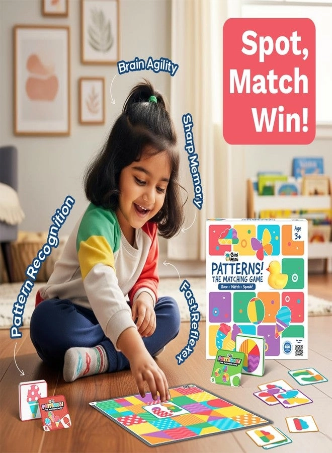Pattern! Matching Activity Set - 3 4 5