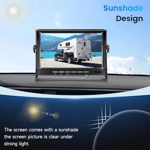 Reversing Camera - Night vision 1280*720P + 7 Inch Monitor - Wired