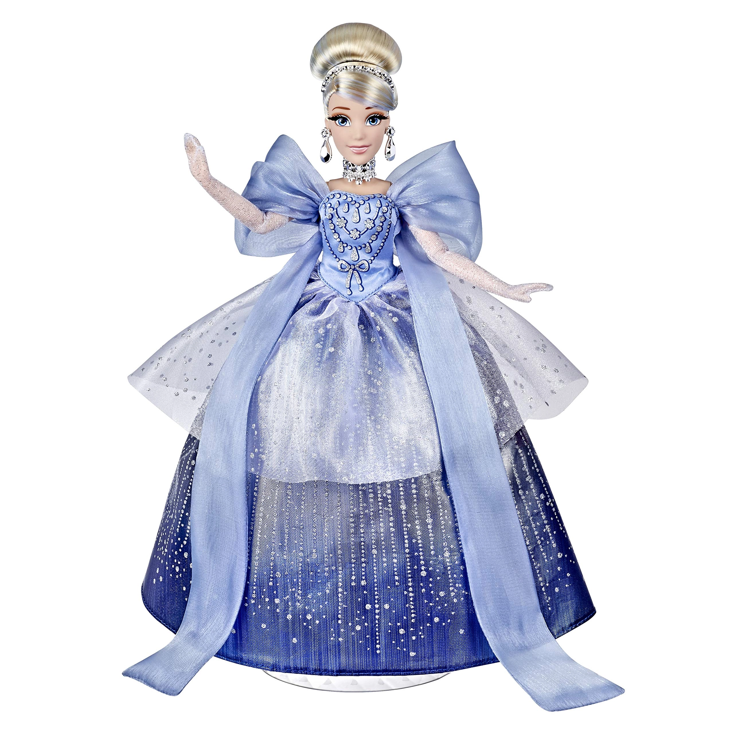Disney Cinderella Fashion Collector Doll - Holiday Style Blue Silver Ages 6+