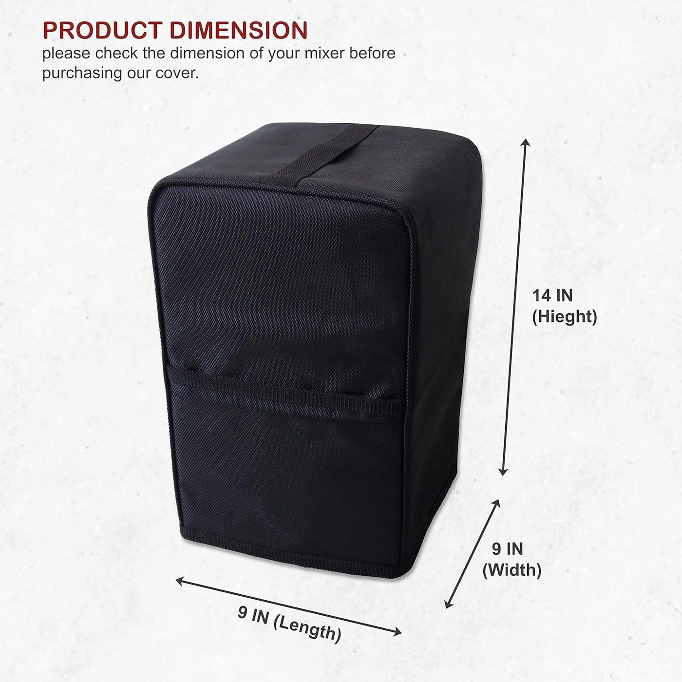 Mixer Grinder Cover - Waterproof Light Grey