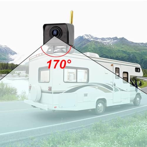 AHD IPS Monitor Mini Vehicle Backup Camera System - Night vision Wireless 720P