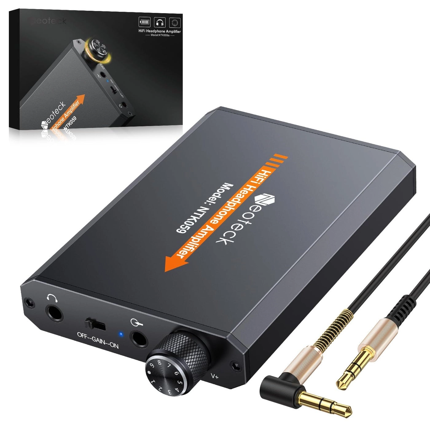 Portable 3.5mm Headphone Amplifier