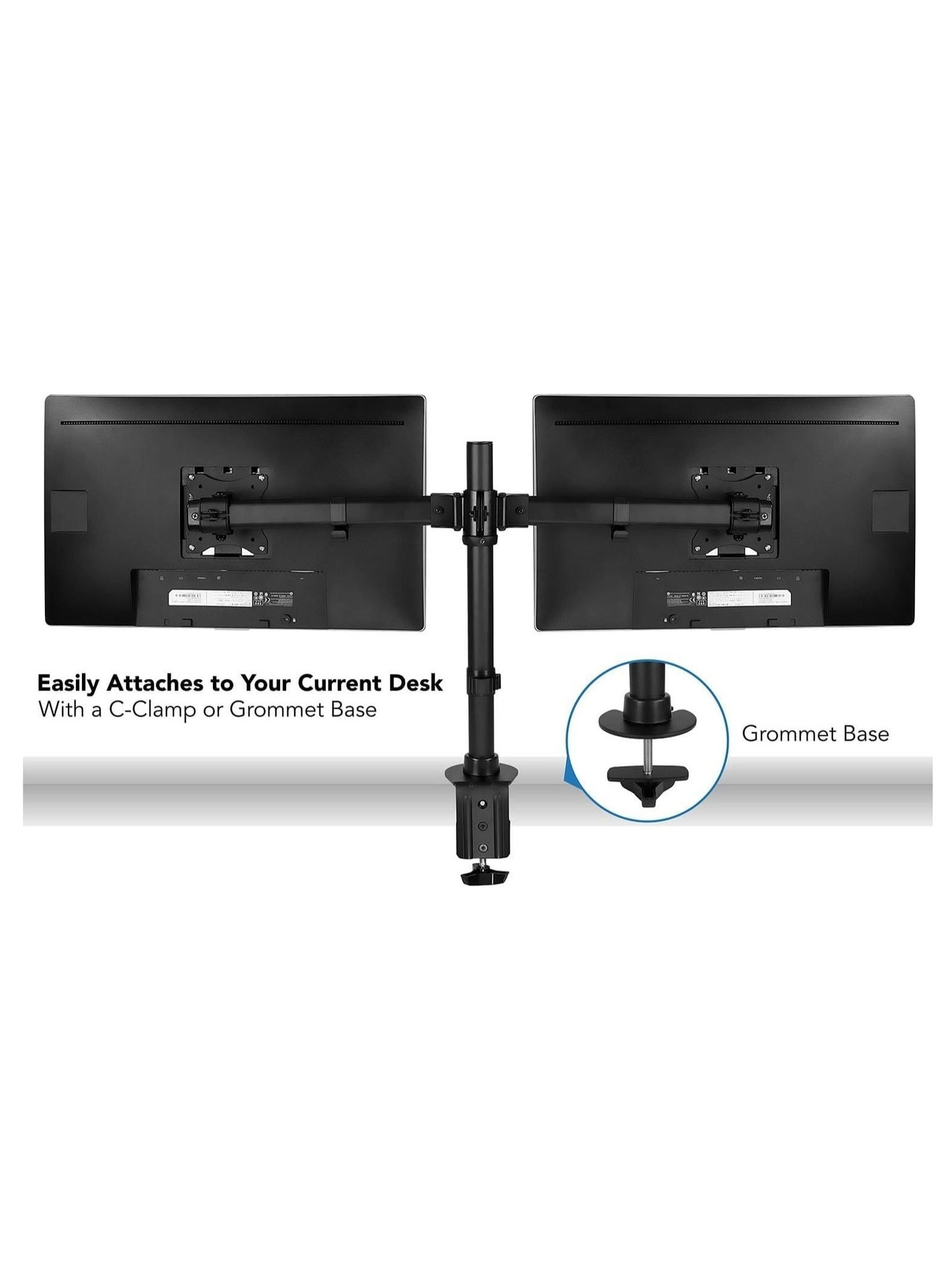 Dual Monitor Stand - 17-32 inch 75x75/100x100mm