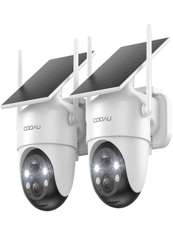 COOAU Solar Security Camera 2K