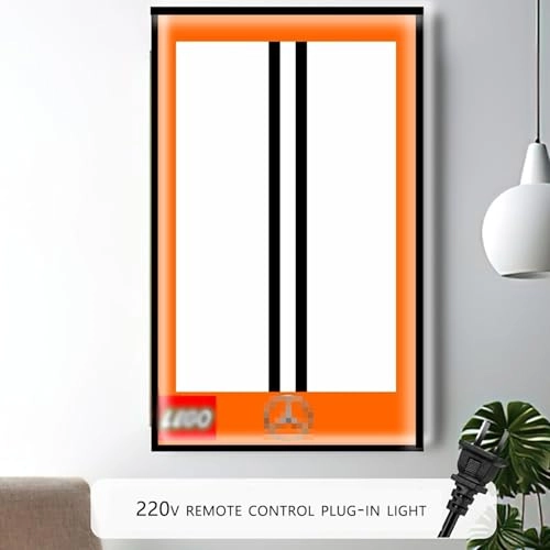 Display Wallboard - 50 x 3.5 x 80 cm for LEGO 42177 Mercedes-Benz G-Class Customizable