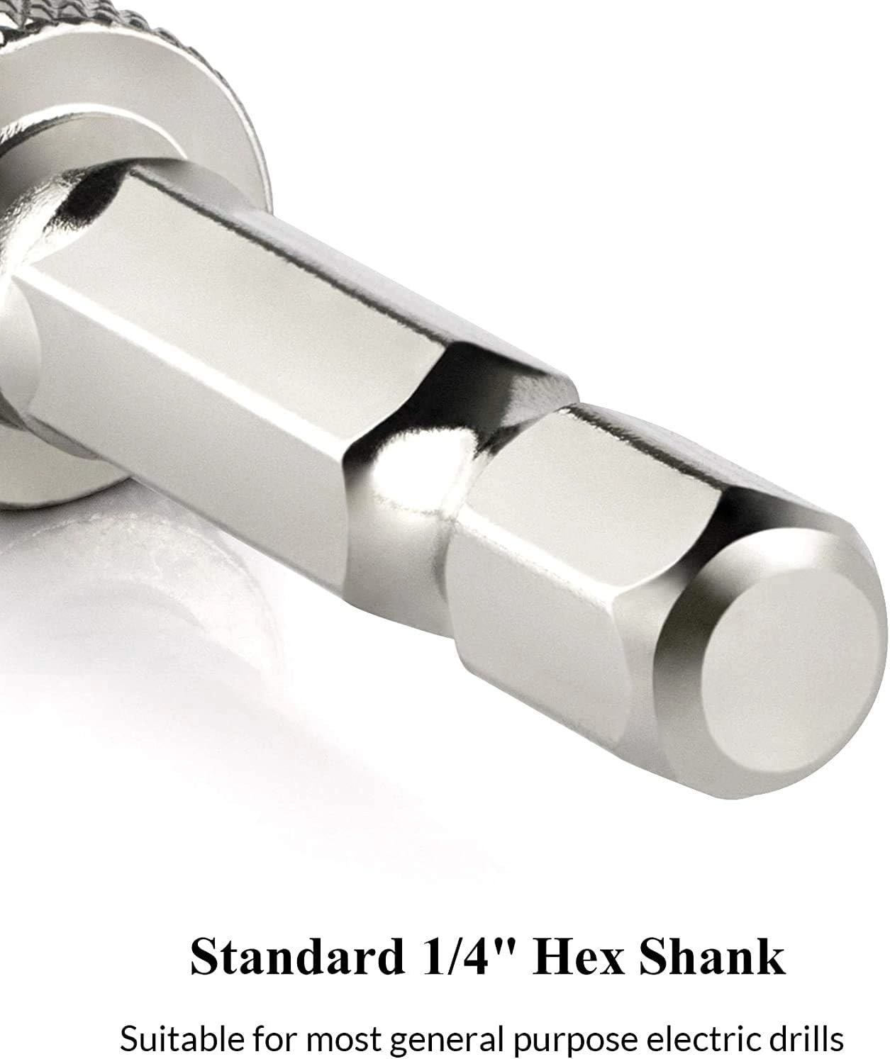 Vix Bits Self Centering Clic Change Door Hinge Drill Bit Set - 4241 high-speed steel 7 piece(s) 5/64" 7/64" 9/64" 11/64" 5mm 13/64" 1/4"