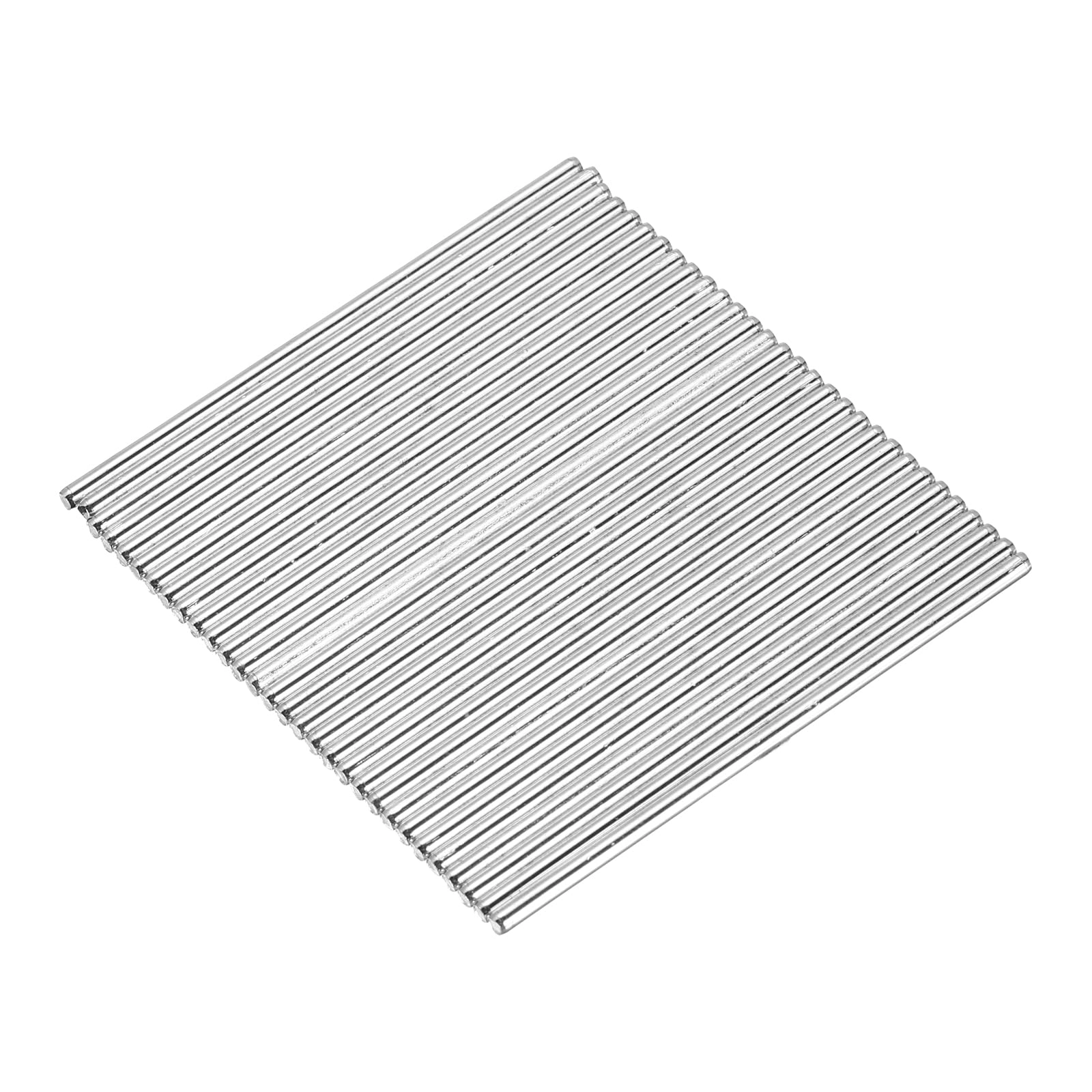 SourcingMap Round Rod Axles - 2 x 55mm 30pcs Silver