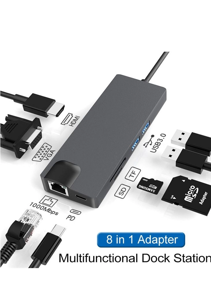 GTSTEVE8IN1 - 8 in 1 4K HDMI Gigabit Ethernet