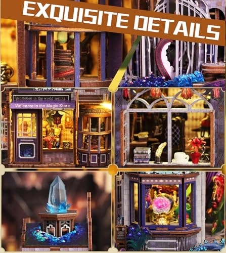 Book Nook Kit - Animal, Beach, Christmas, Fantasy, Floral, Forest, Halloween, Movie, Music, Princess 1:24