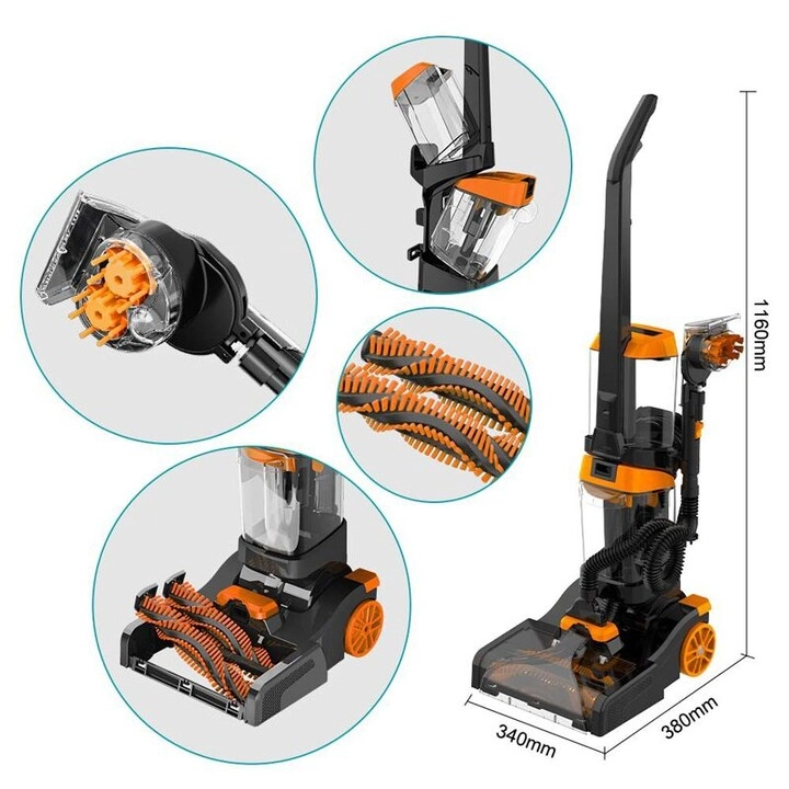 Carpet & Floor Washer Vacuum Cleaner - 3-in-1 800W