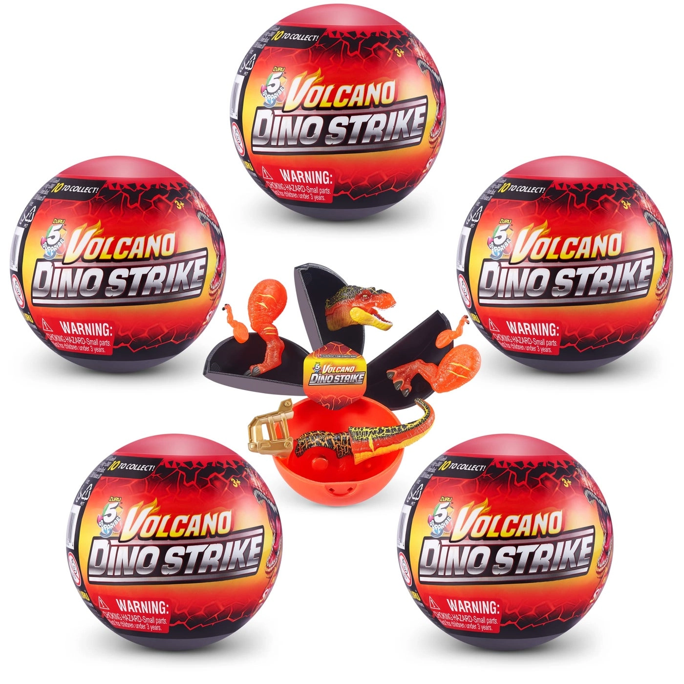 5 SURPRISE Dino Strike Series 4 - 5 Pack