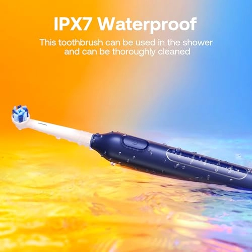 R1 - Rotating Electric Toothbrush 8 Brush Heads Pink