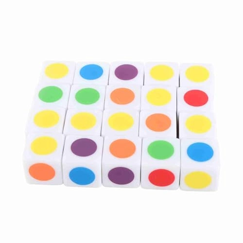 Color Dot Dice - 18 months and up 20 pieces