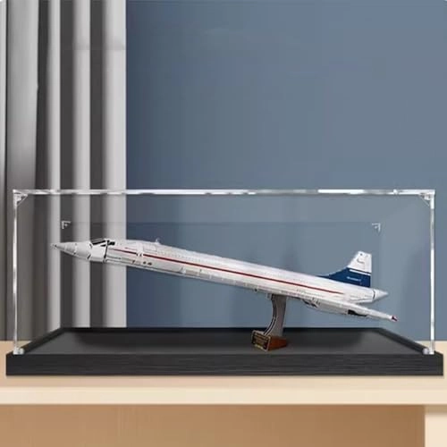 Acrylic Clear Display Case - Compatible with Lego 10318 Concorde Model