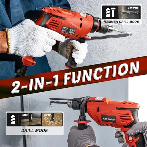 Hammer Drill - 900W 0-3000RPM 13mm Chuck