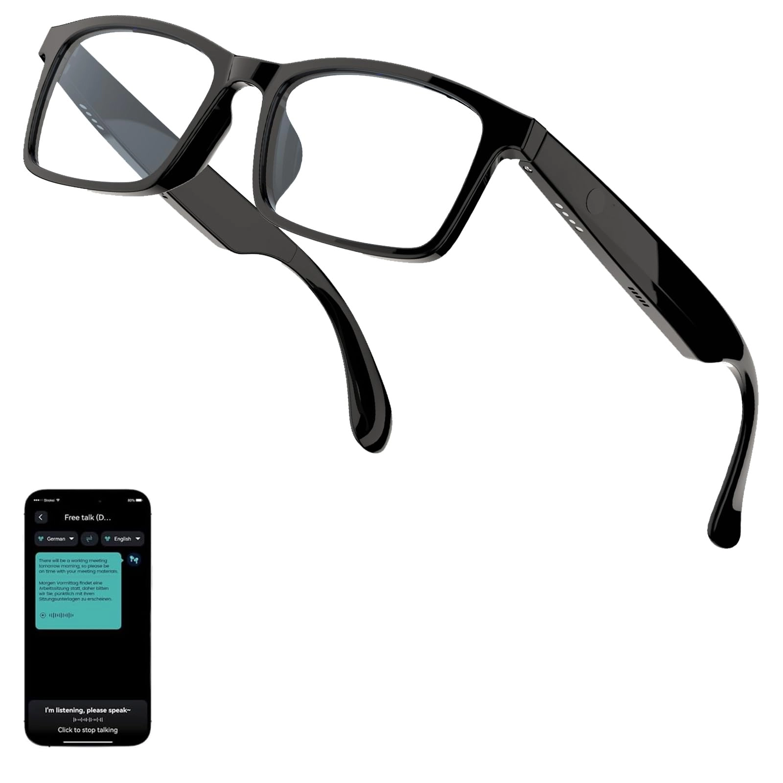 GS10 - AI Translator Bluetooth 164 Languages