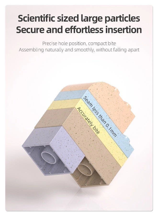 Large Particle Straw Building Blocks