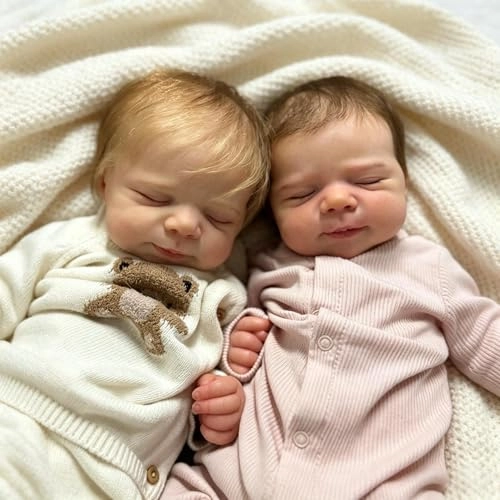 Pascale Reborn Baby Doll - 18 inch Vinyl Ages 3+ Bundle
