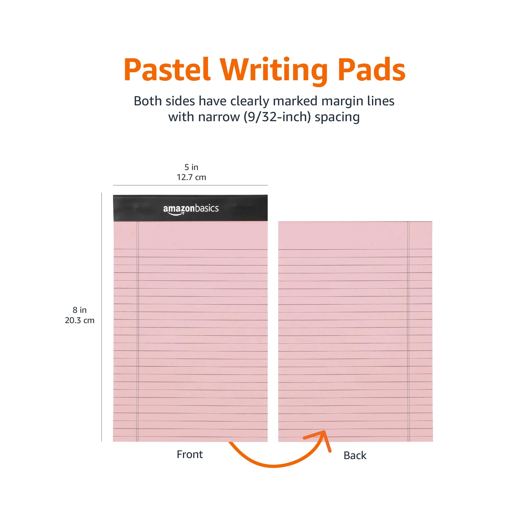 Writing Pads 5 x 8 - Lined 50 Sheets