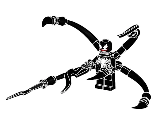 Venom Minifigure - Super Heroes