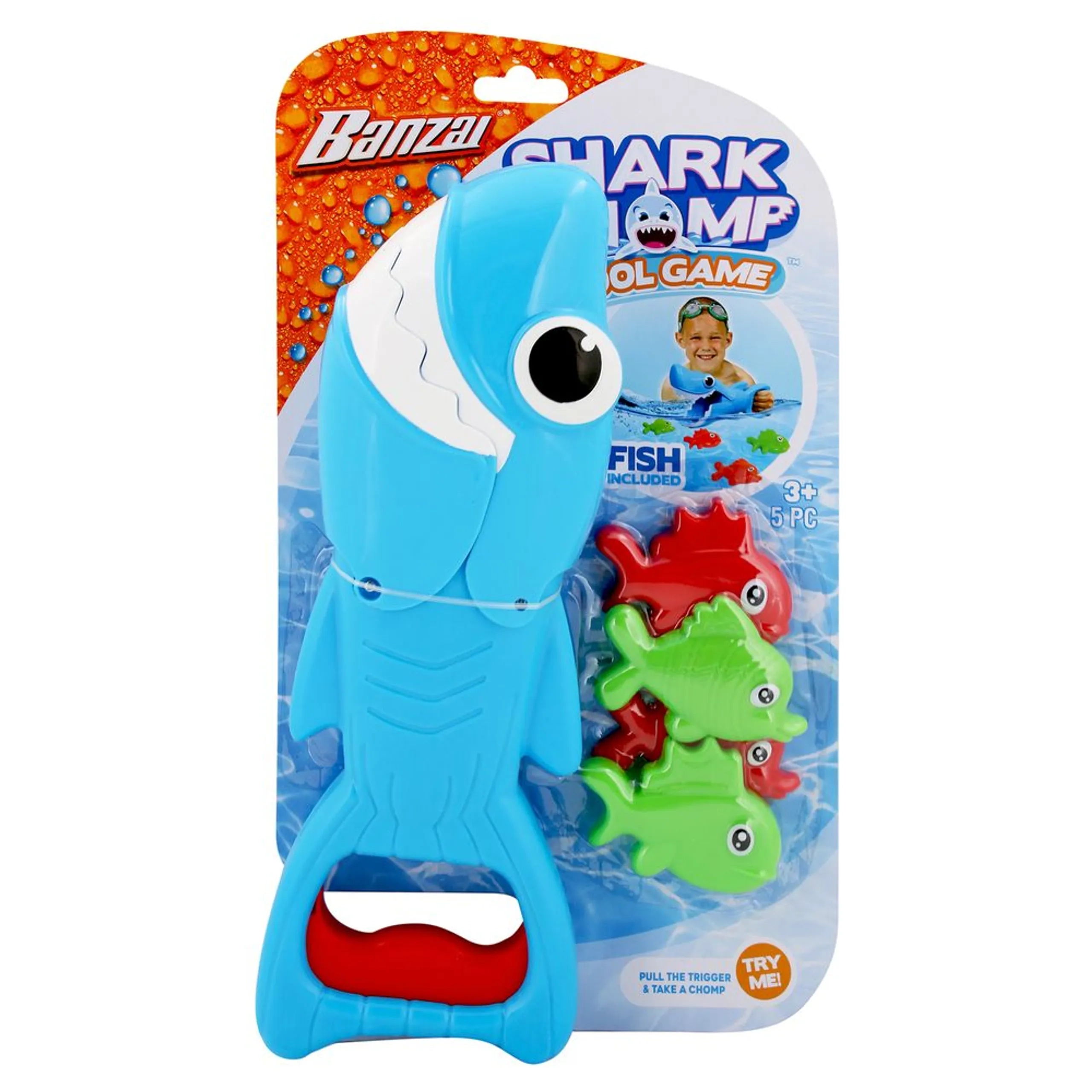 Banzai Shark Chomp Pool Game - 5pc Set