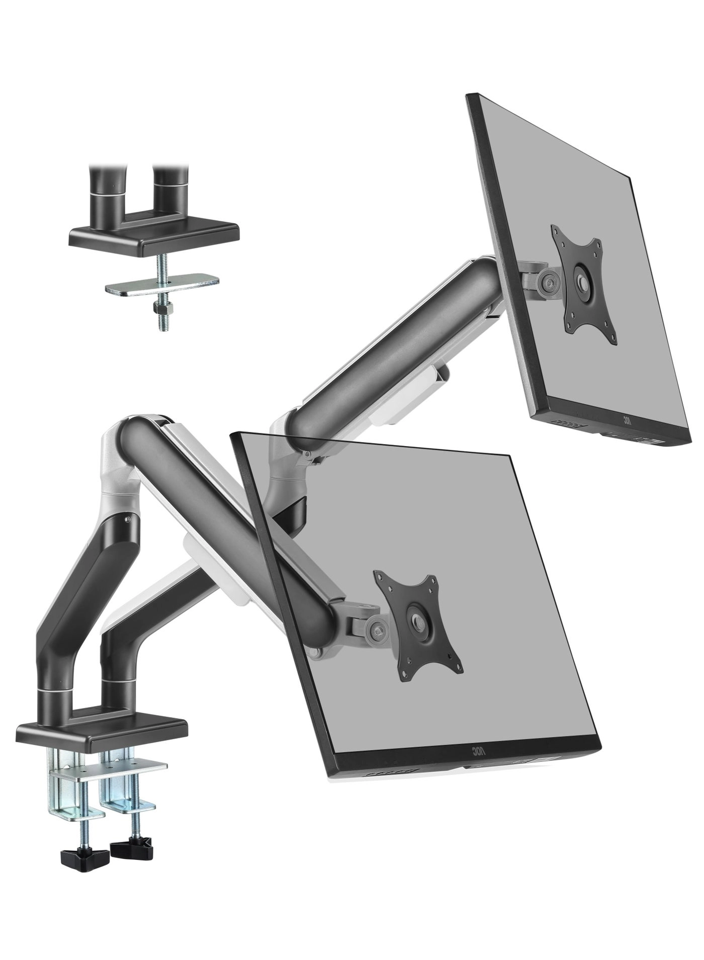 Dual Monitor Arm - Dual 17-35" 75mm 100mm