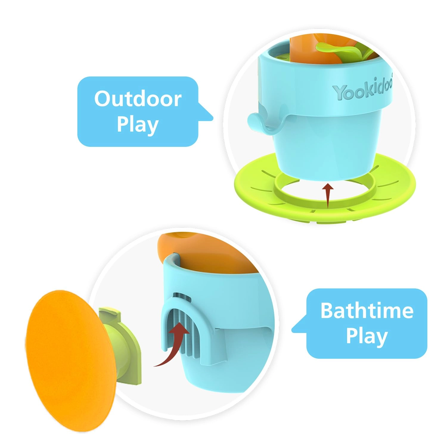 Pop Up Water Snail - Small Multicolor