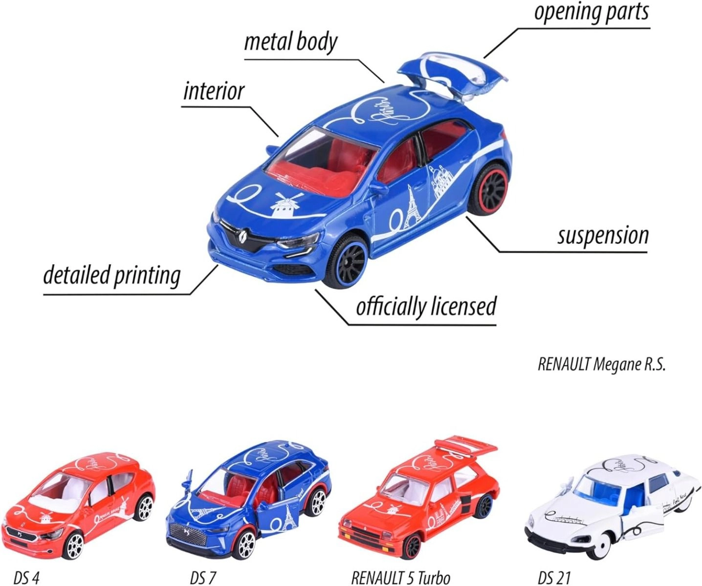 DS 7 + DS 21 + DS 4 - 1:64 5pcs