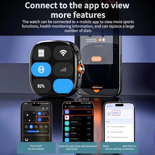 Smart Watch 48mm Material spray metal paint LTE GPS