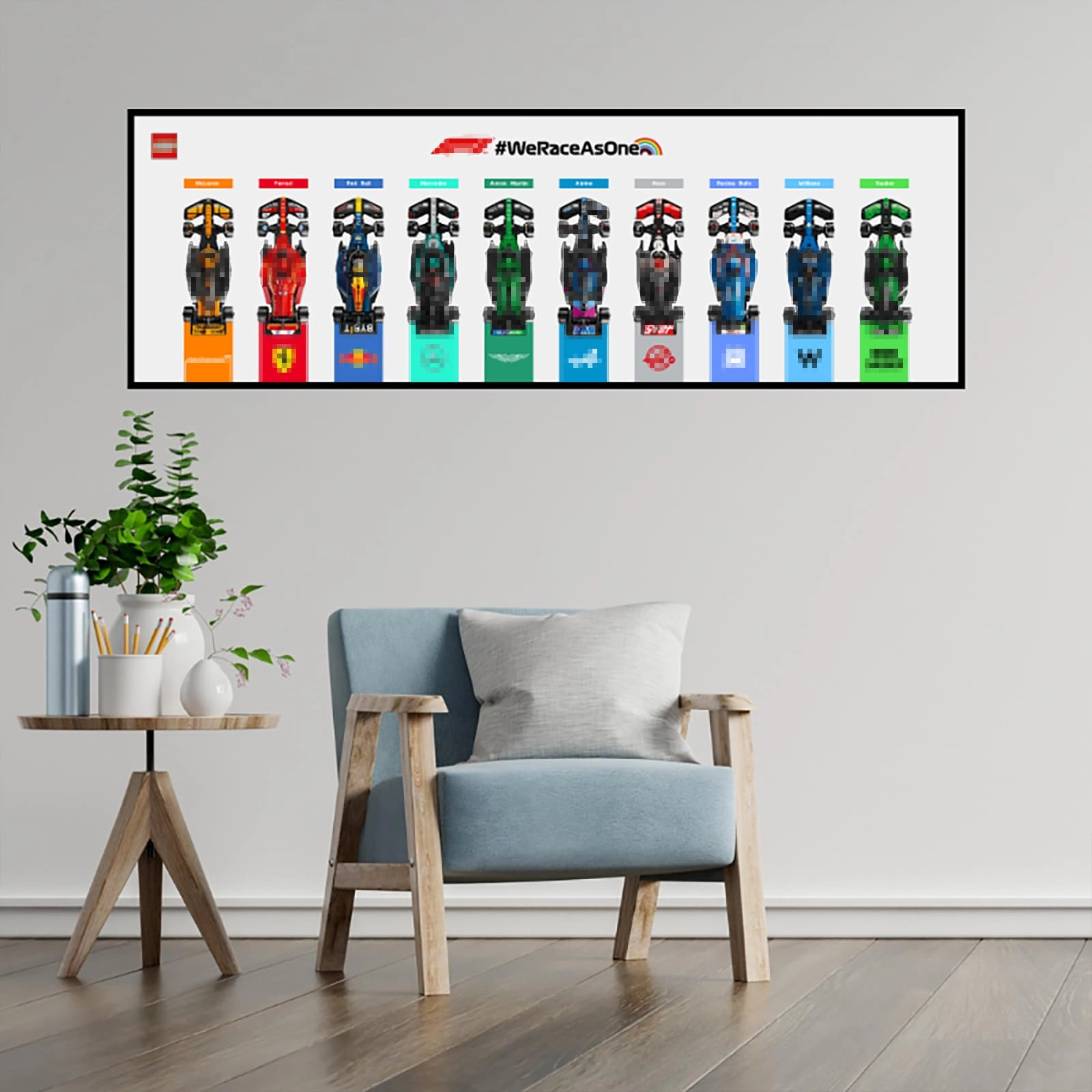 BoHeart Display Wall Plaque - Lego