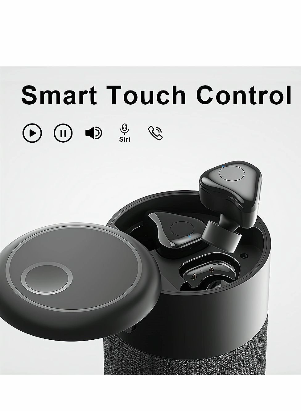 Portable Bluetooth Speakers - 2 in 1 Earbuds Subwoofer