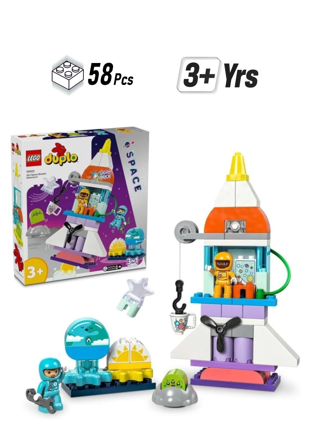 LEGO DUPLO Space Shuttle Adventure (10422) - Space