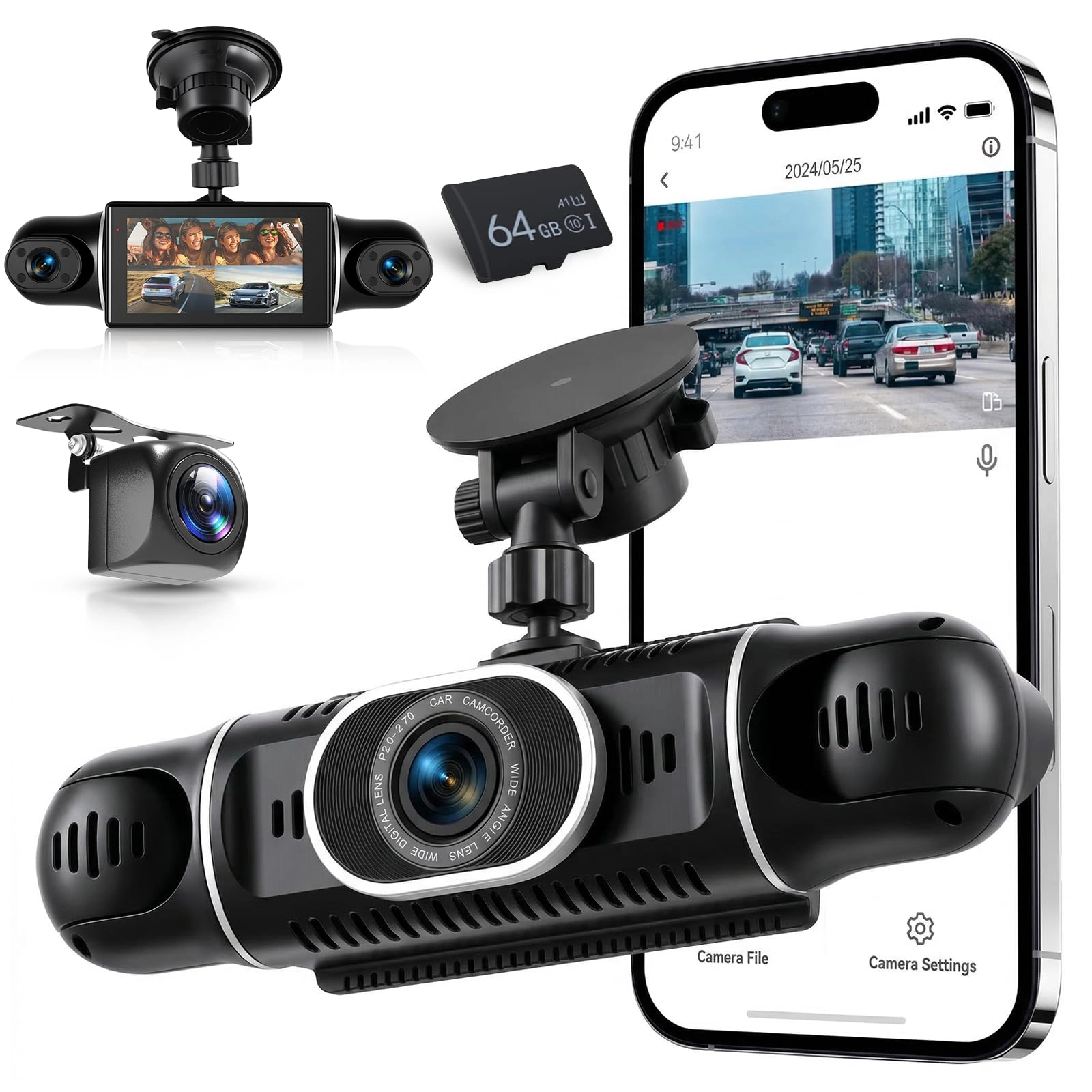 VECHTEL 1080P 2K Dash Cam