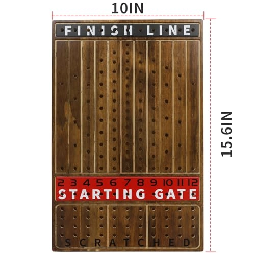 Horse Racing Board Game - Solid Wood Luxury Edition