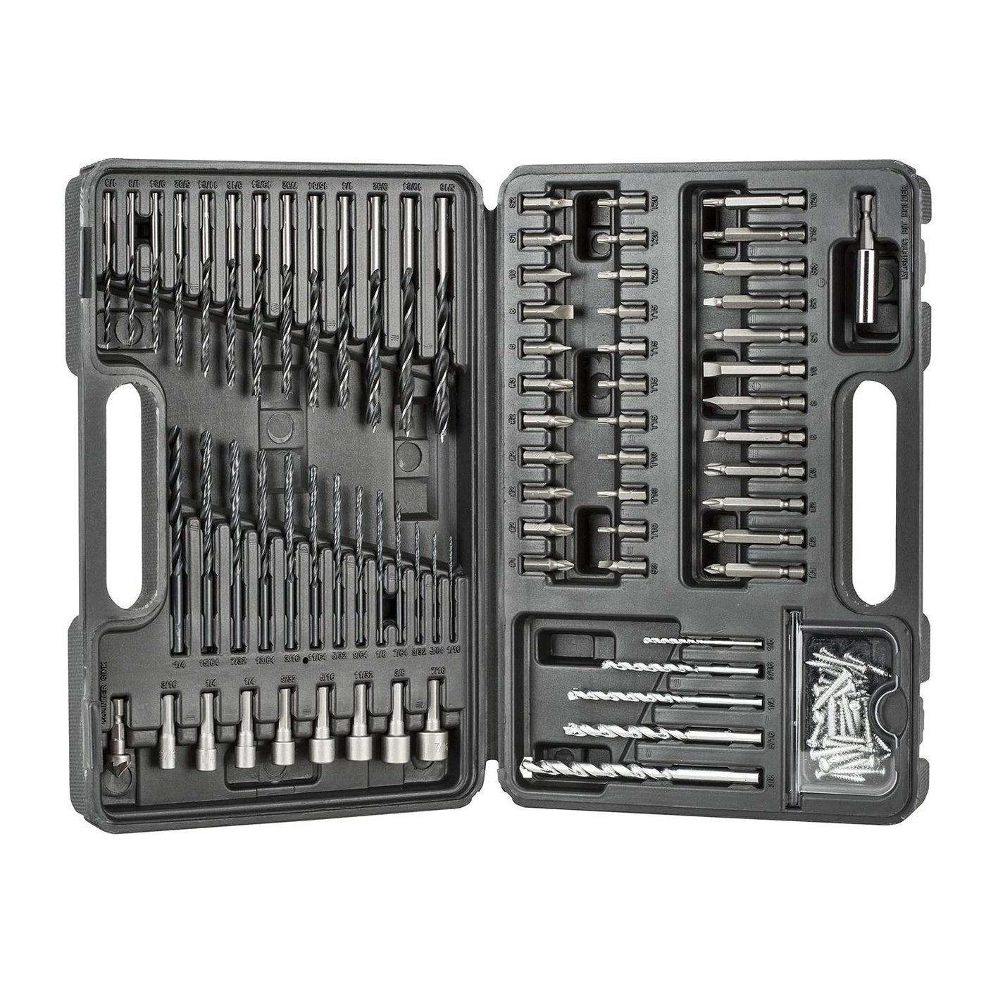 Drill Bit Set - 109-Piece + Screwdriver Bit Set