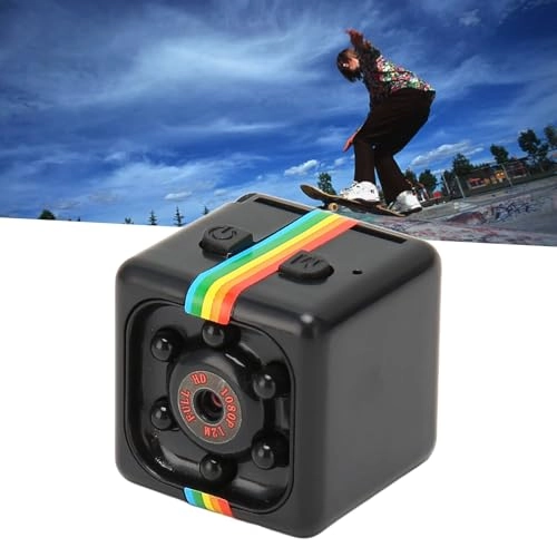 Zerodis 1080P HD Night Mini Camera for Outdoor Sports with 140 Degree Lens DV -Camcorder for Sportfans